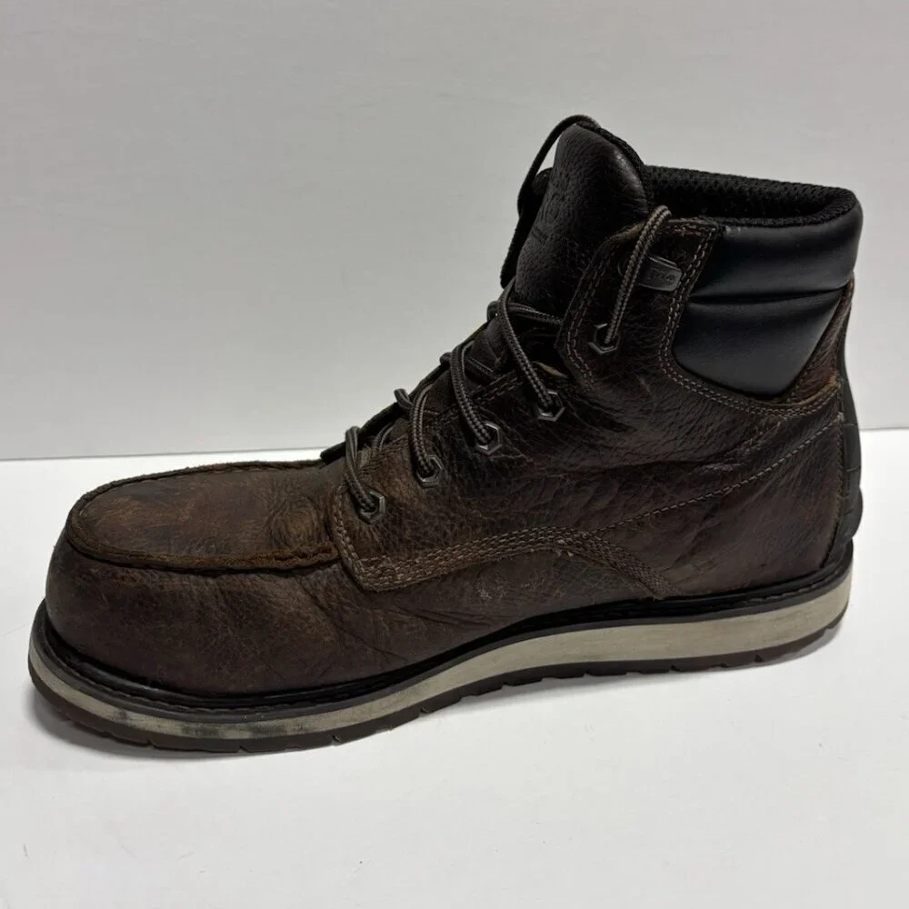 Timberland Men’s Irvin Wedge Alloy Safety Toe Work Boots, Size 11 Wide